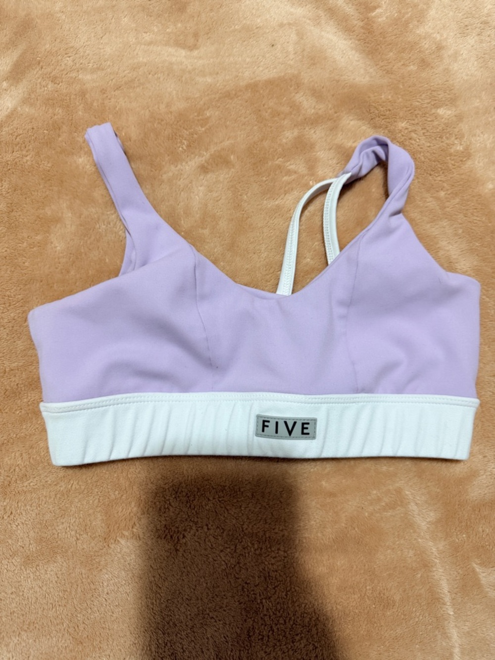 Lilac & White Performance Bike Shorts - Picture 7 of 13